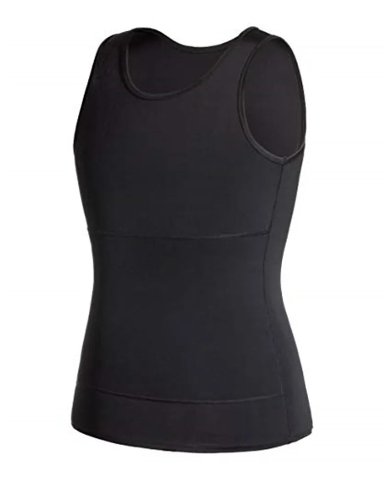 Slimming Vest Men'S Slimming Underwear Body Shaper Waist Cincher Corset Men Shaper Vest
