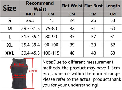 Slimming Vest Men'S Slimming Underwear Body Shaper Waist Cincher Corset Men Shaper Vest