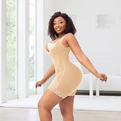 Custom Logo Colombianas Faja Tummy Control Bodysuit Stage 2 Fajas Full Butt Lifter Girdle Body Shapewear