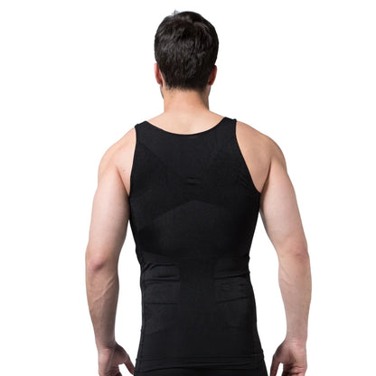 Slimming Vest Men'S Slimming Underwear Body Shaper Waist Cincher Corset Men Shaper Vest