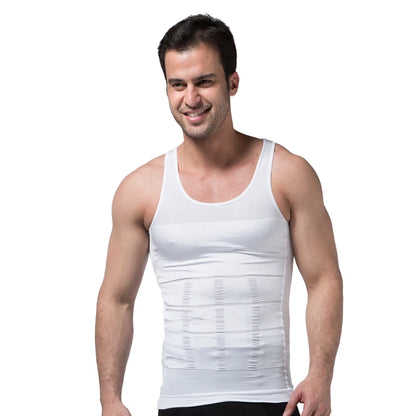 Slimming Vest Men'S Slimming Underwear Body Shaper Waist Cincher Corset Men Shaper Vest