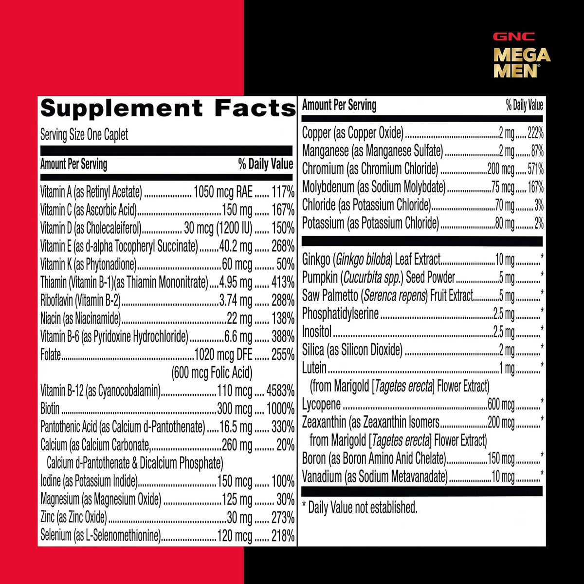 Mega Men 50 plus One Daily Multi, 60 Count, 60 Servings
