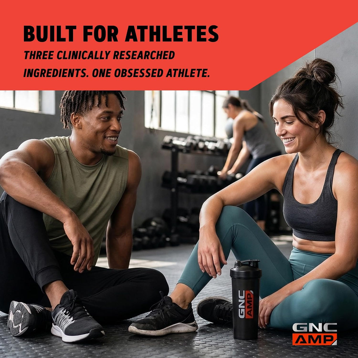 AMP Creabolic Creatine Monohydrate Powder, Lemonade, 30 Servings