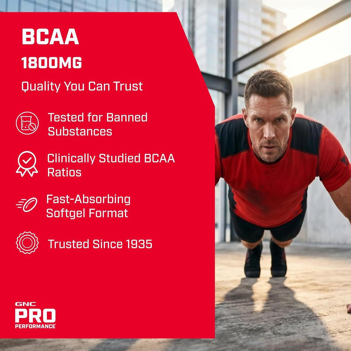 Pro Performance BCAA 1.8G, 240 Softgels, 40 Servings