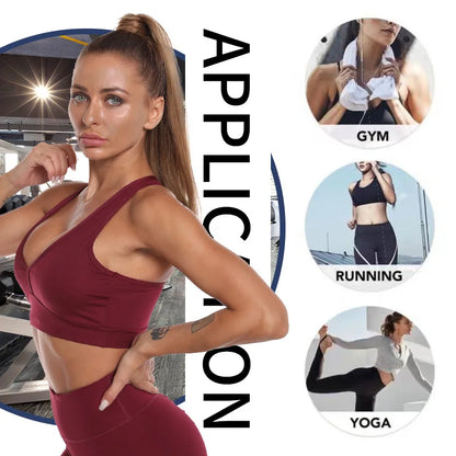Seamless Activewear Long Sleeves Clothing Gym Yoga Workout Sets 3 Pcs Fitness Gym Suits Wear Fabletics Leggings Sportswear