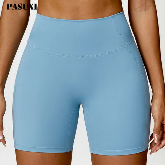 Womens Buttery Soft Yoga Shorts High Waist Tummy Control Butt Lifting