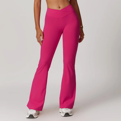 Women Sportswear Sports Bra Long Sleeve Tops Flare Leggings 3pcs Training Suit Workout