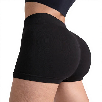 Yoga Shorts Women Seamless Elastic Waist Length Sportswear