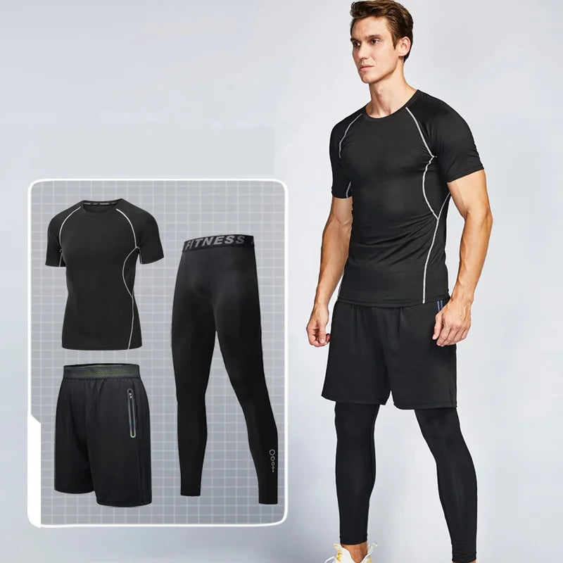 Mens Running  Gym Training Running Sports Sets