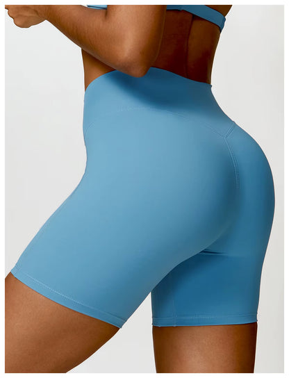 Womens Buttery Soft Yoga Shorts High Waist Tummy Control Butt Lifting