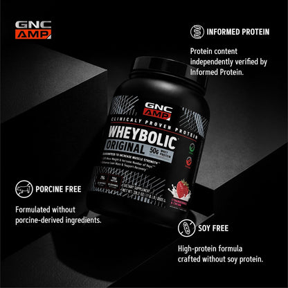 AMP New Wheybolic, Strawberries & Cream, 56.6 Oz, 26 Servings