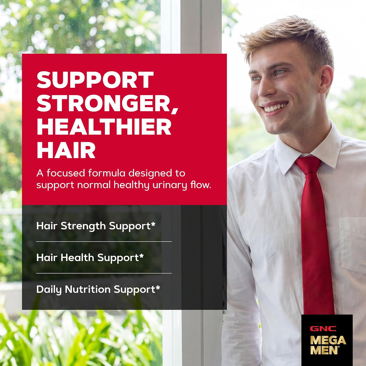 Men'S Ultra Nourish Hair Supplement, Strong Healthy Hair, 120 Caplets