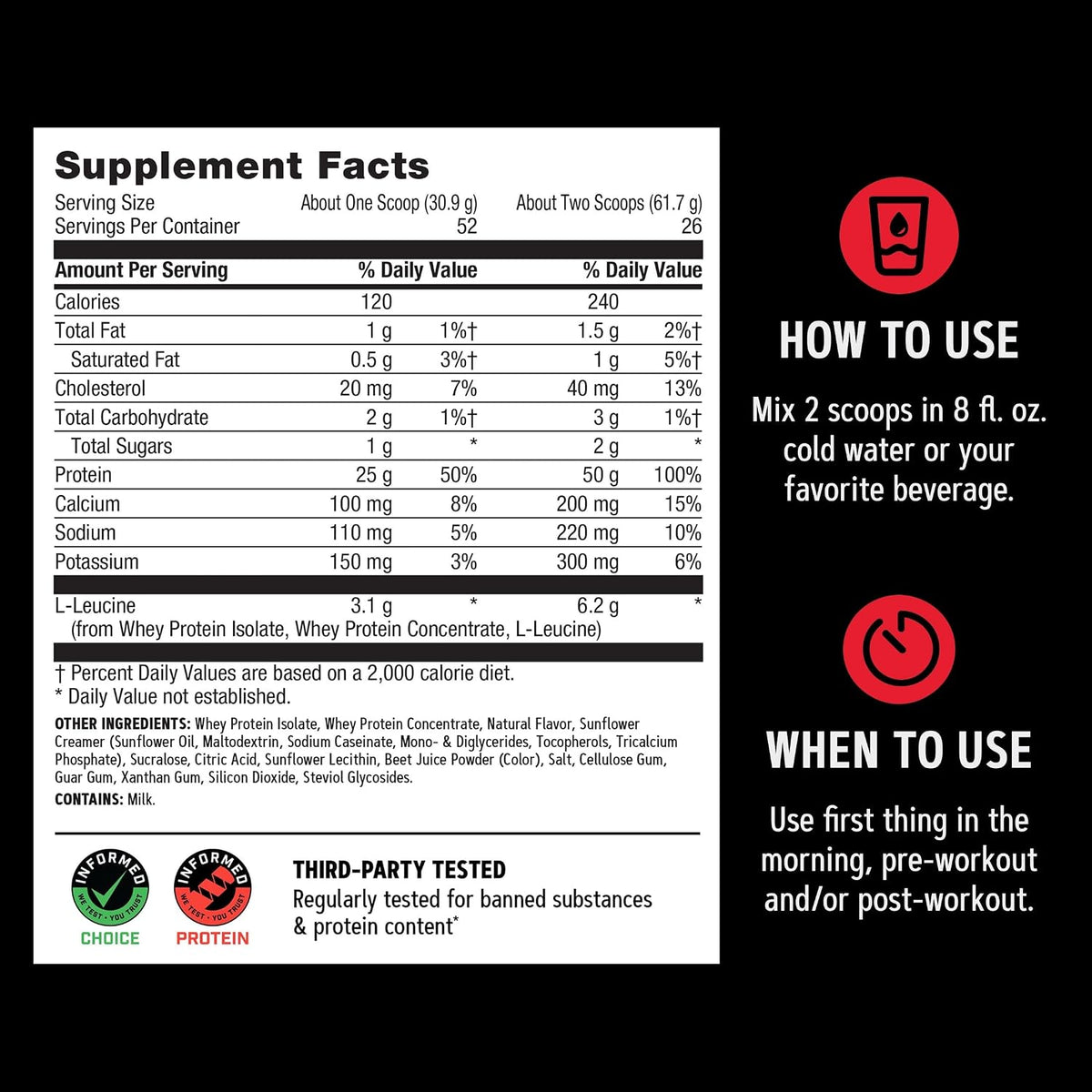 AMP New Wheybolic, Strawberries & Cream, 56.6 Oz, 26 Servings