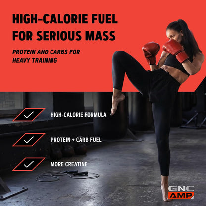 AMP Mass XXX with Myotor, Strawberry, 96.1 Oz, 13 Servings