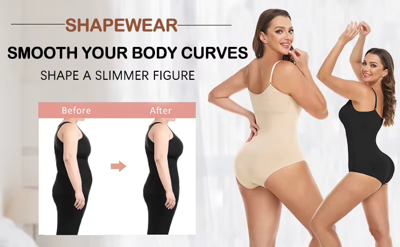Bodysuit Shapewear Women Full Body Shaper Tummy Control Hip Butt Lifter Corset Thigh Reductive Slimming Waist Trainer Corset