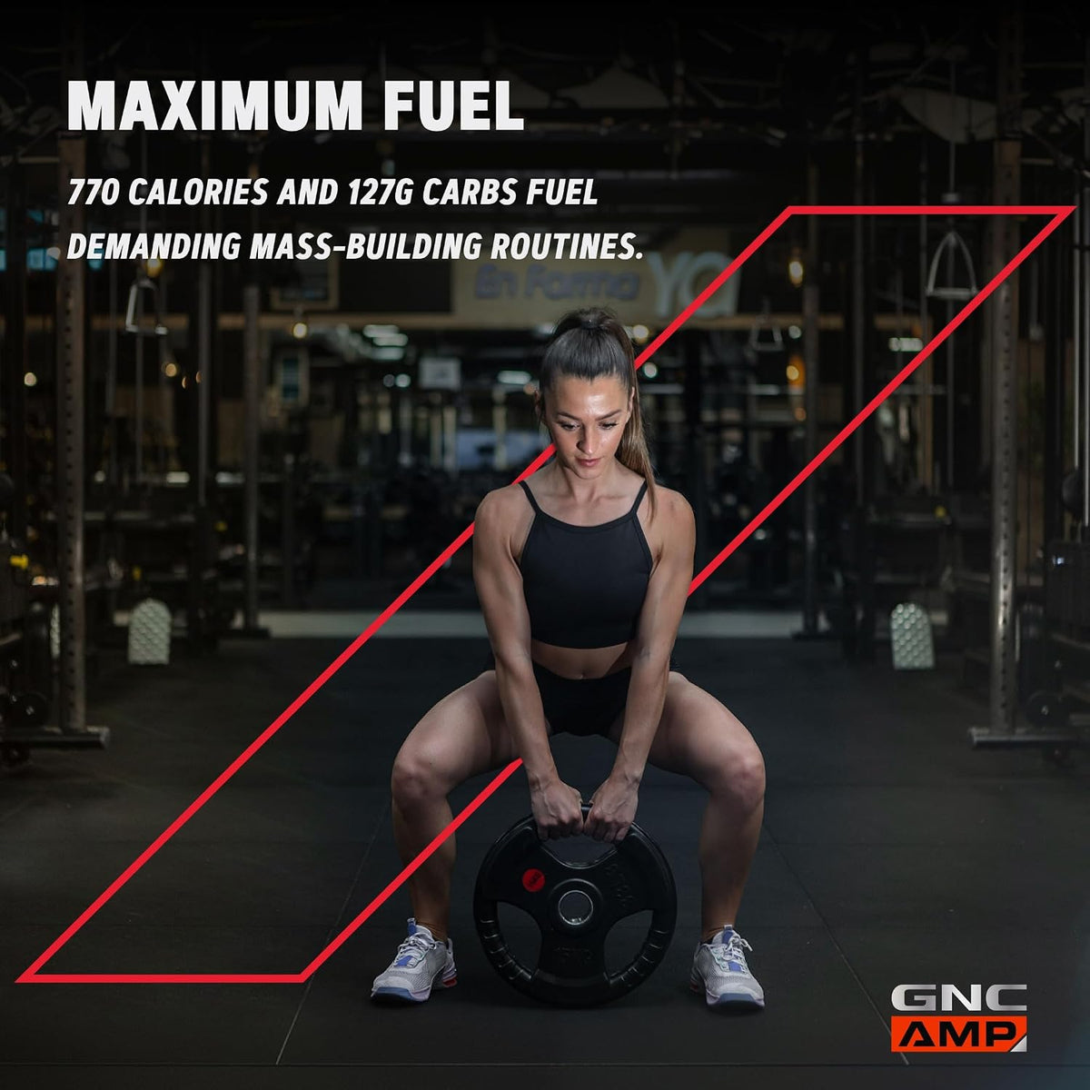 AMP Mass XXX with Myotor, Strawberry, 96.1 Oz, 13 Servings