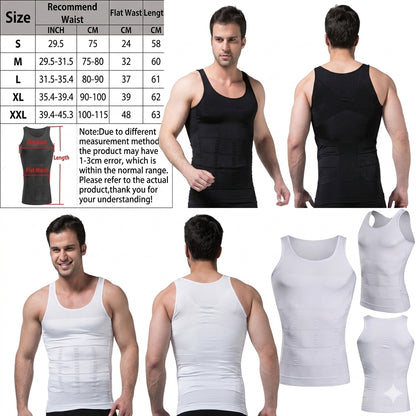 Slimming Vest Men'S Slimming Underwear Body Shaper Waist Cincher Corset Men Shaper Vest