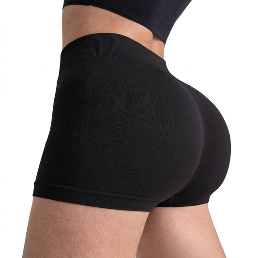 Yoga Shorts Women Seamless Elastic Waist Length Sportswear